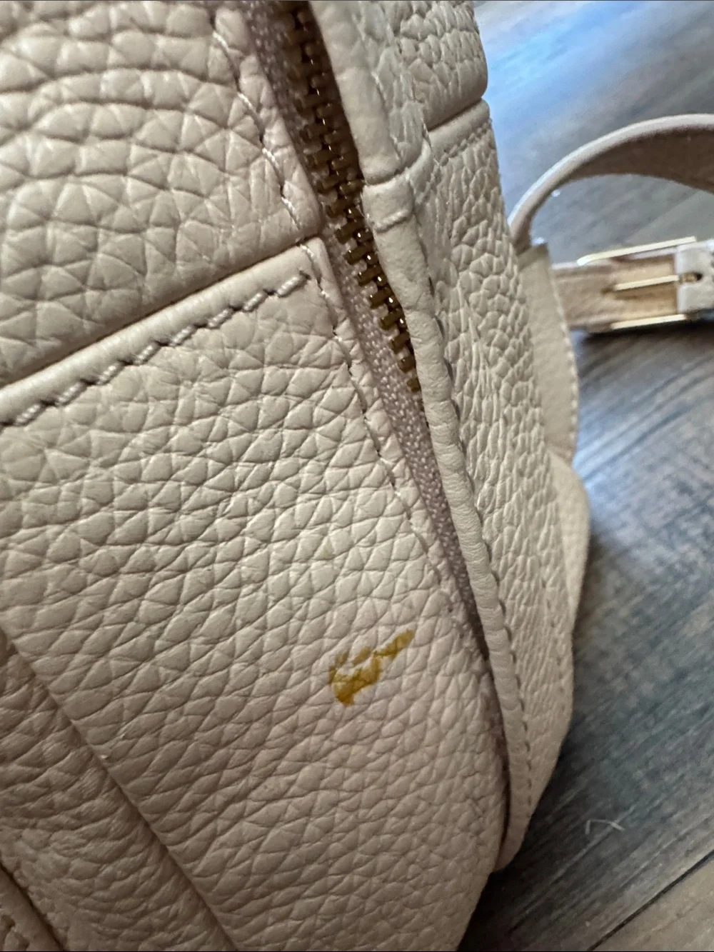 Tory Burch Blush Pebbled Leather Backpack